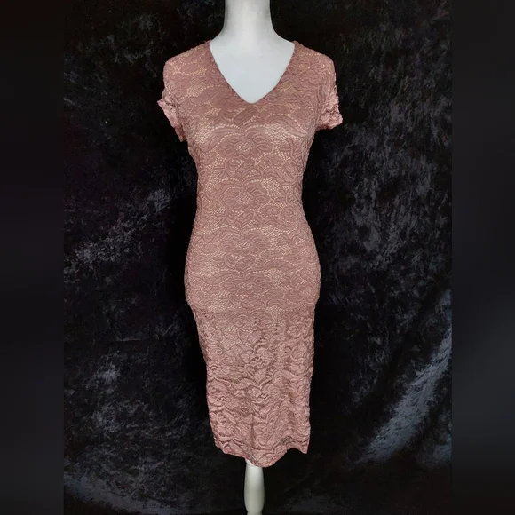 joe & elle bodycon dress Dress The Population Elle Dress - Red